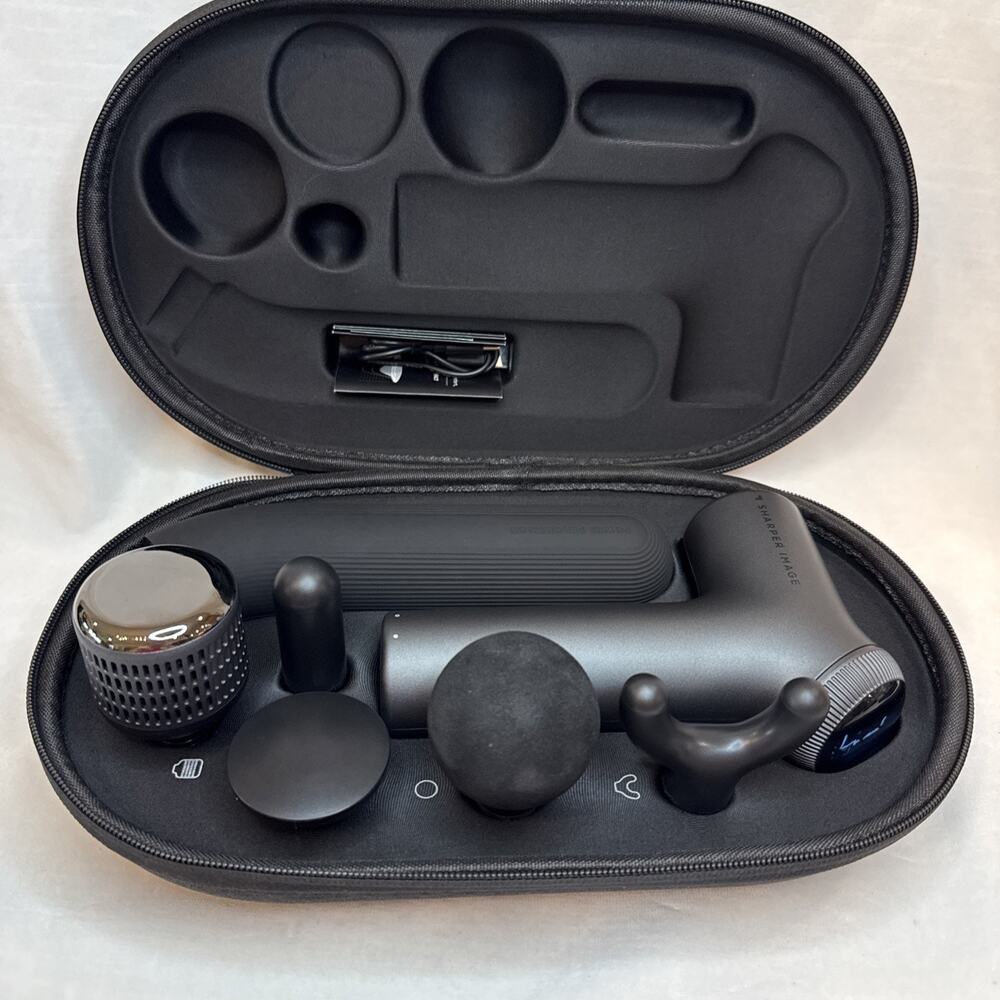 Sharper Image Power Percussion Hot +Cold Reach Percussion Massager Nwob